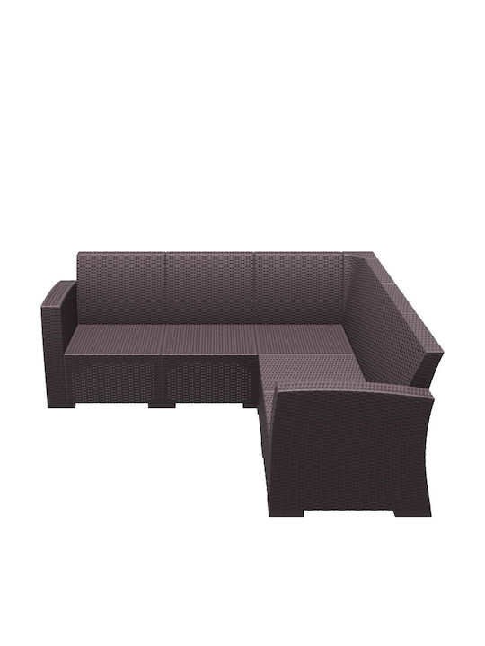 Monaco Corner Sofa Outdoor from Polypropylene 207x207x79cm