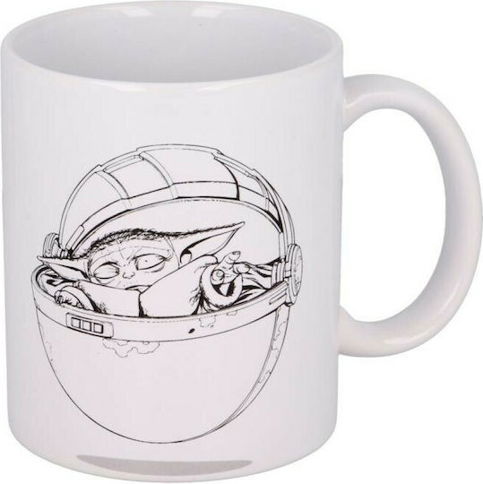 Stor Star Wars: The Mandalorian - The Child Sleeping Becher Keramik Weiß 325ml Stor Star Wars: The Mandalorian - The Child Sleeping Becher Keramik Weiß 325ml