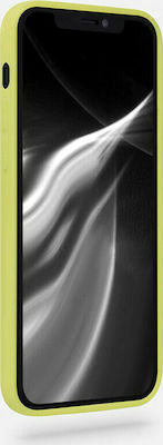 KWmobile Silicone Back Cover Pastel Yellow Matte (iPhone 12 / 12 Pro)