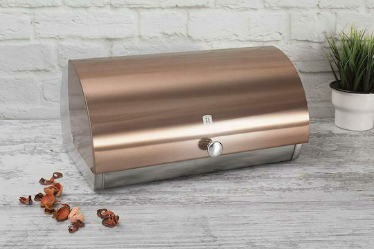 Berlinger Haus Metallic Line Cutie de pâine cu capac Inox Rose Gold Collection 38.5x28x18.5cm