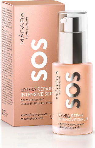 Madara SOS Hydra Repair Интензивен Хидратиращ & Против стареене Серум за Лице с Хиалуронова киселина 30ml