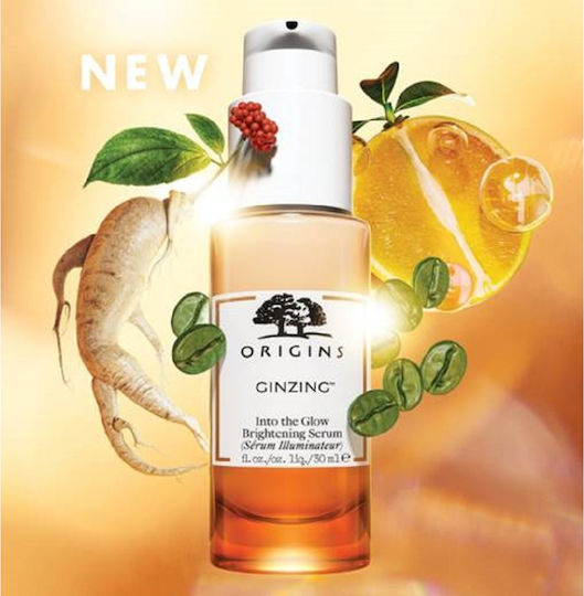 Origins GinZing Moisturizing Cream Serum For Face With Vitamin C & AHA For Brightening & Firming 30ml