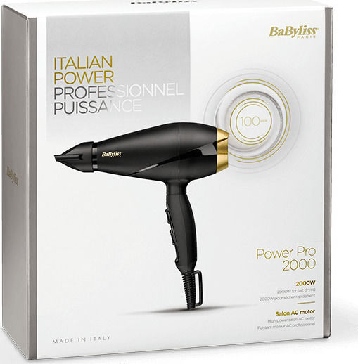 Babyliss Speed Pro Επαγγελματικό Πιστολάκι Μαλλιών 2000W
