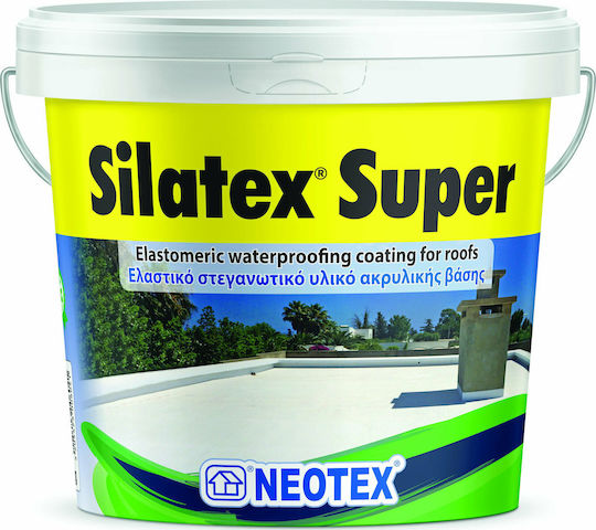 Neotex Silatex Super Elastomer Acrilyc Insulating Sealing 12kg White