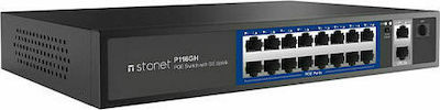 Netis Stonet P116GH Unmanaged L2 PoE+ Switch with 16 Ethernet Ports and 1 SFP Port