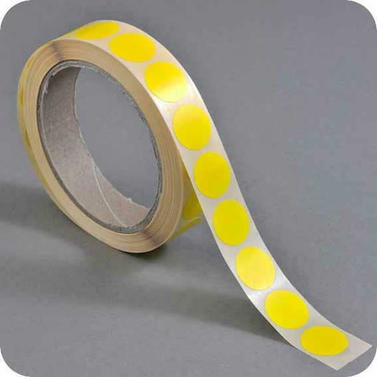 Next Small Adhesive Labels in Yellow Color 20mm