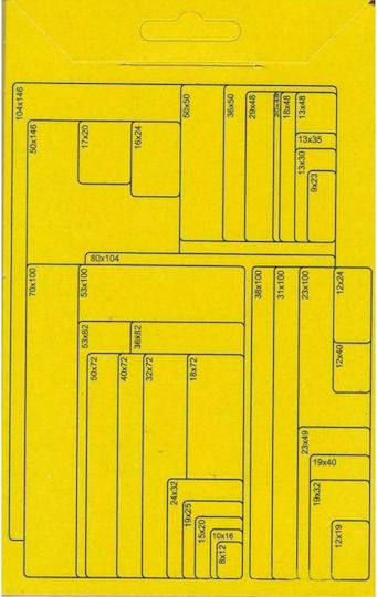 Stef Labels Rectangular Small Adhesive White Label 9x23mm 2160pcs