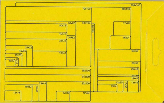 Stef Labels 1pc Adhesive Labels Rectangular White Colour 22x38mm