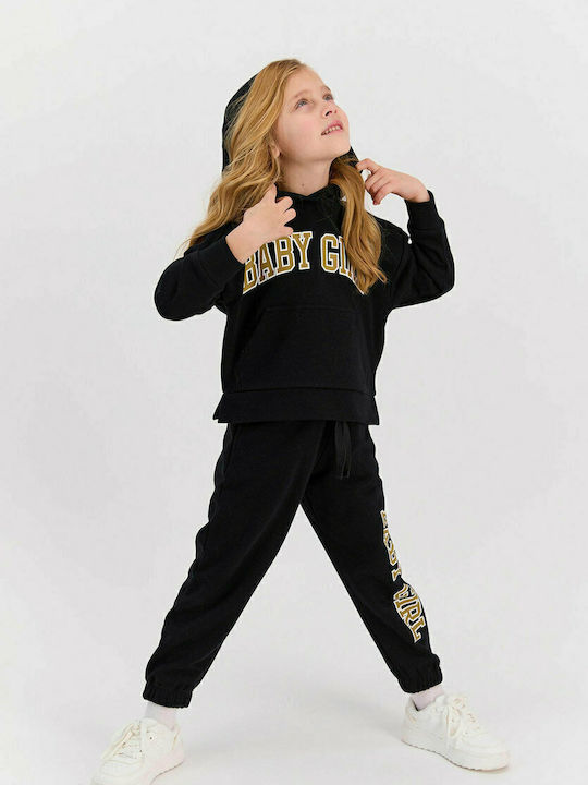 Kinder Sweatpants Set - Jogginganzug Schwarz 2Stück