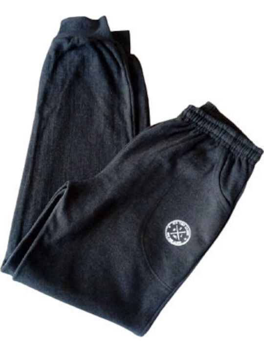 9810-9 Jogginghose mit Gummizug Anthracite