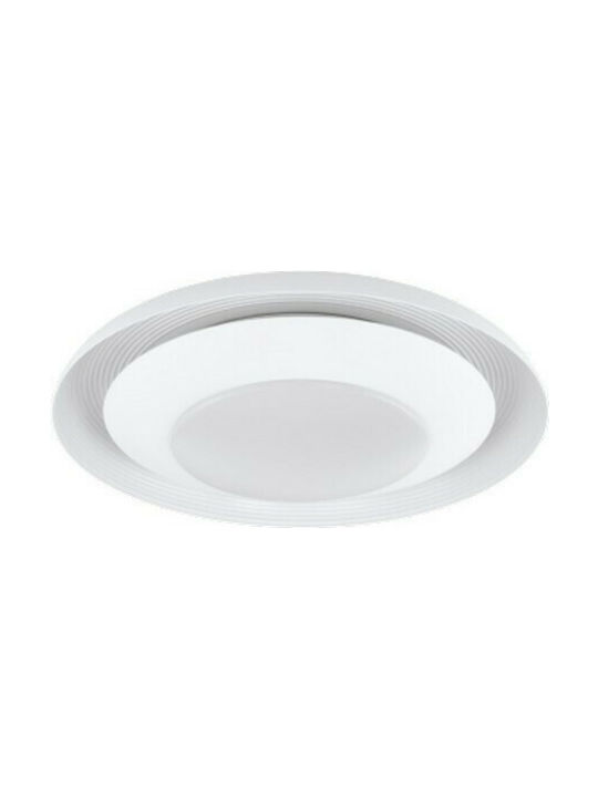 Eglo Canicosa Classic Metal Ceiling Light with Integrated LED 49.5pcs White