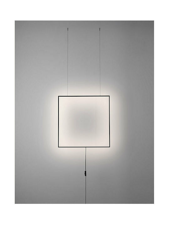 Viokef Shadow Φωτιστικό Τοίχου Πρίζας LED Μαύρο 60x60εκ. Viokef Shadow Φωτιστικό Τοίχου Πρίζας LED Μαύρο 60x60εκ.