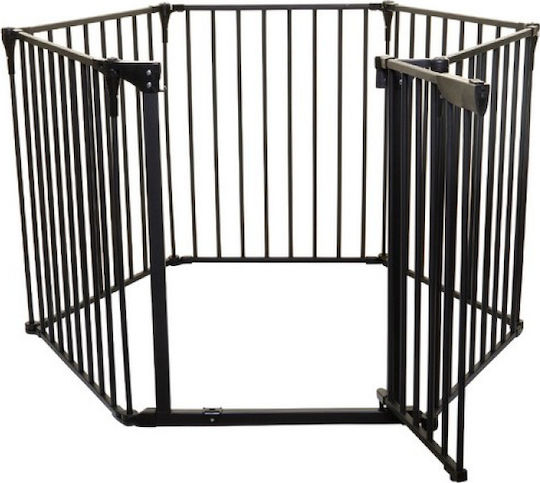 Dreambaby Royale Foldable Security Door in Black Color 380x74cm 1pcs