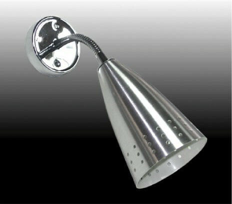 Aca Lamp Wall Silver 10cm Aca Lamp Wall Silver 10cm