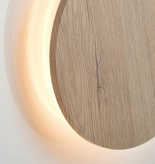 Aca Eclipse Φωτιστικό Τοίχου LED Καφέ 14x3.6εκ. Aca Eclipse Φωτιστικό Τοίχου LED Καφέ 14x3.6εκ.