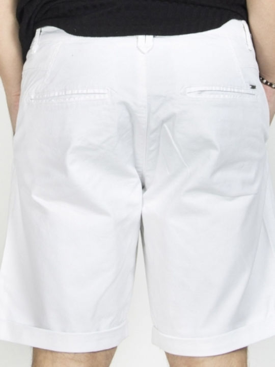 Biston Herrenshorts Chino Weiß