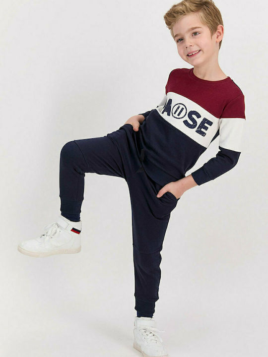 Roly Poly Kids Sweatpants Set Navy Blue 2pcs