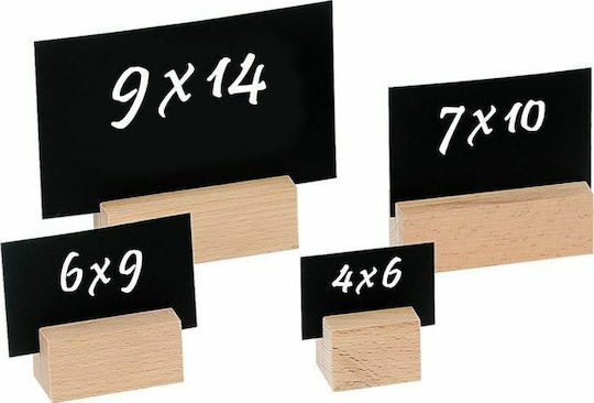 Garibaldi Card with Base 3 pcs Tabletop Chalk Board 9x14cm