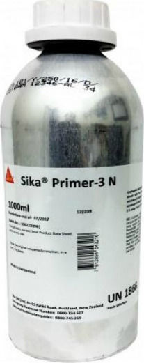 Sika Primer-3 N Αστάρι Βάσεως Διαλύτη για Πορώδη Υποστρώματα & Μέταλλα Διάφανο Κατάλληλο για Δομικά Υλικά / Μέταλλο 1lt