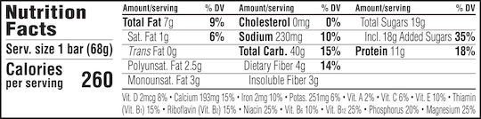 Clif Μπάρα Ενέργειας / Βρώμης / Ξηρών Καρπών με Crunchy Peanut Butter 68gr