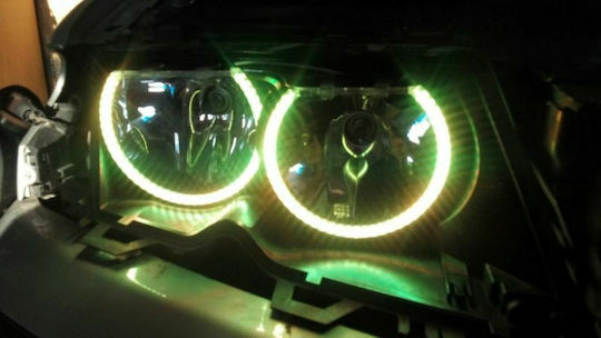 Car Headlight Angel Eye Ring 12V BMW E46 RGB