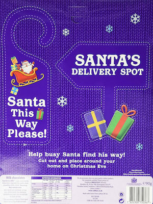 Cadbury Dairy Milk Christmas Advent Calendar Σοκολατάκια Γάλακτος Advent Calendar 90gr