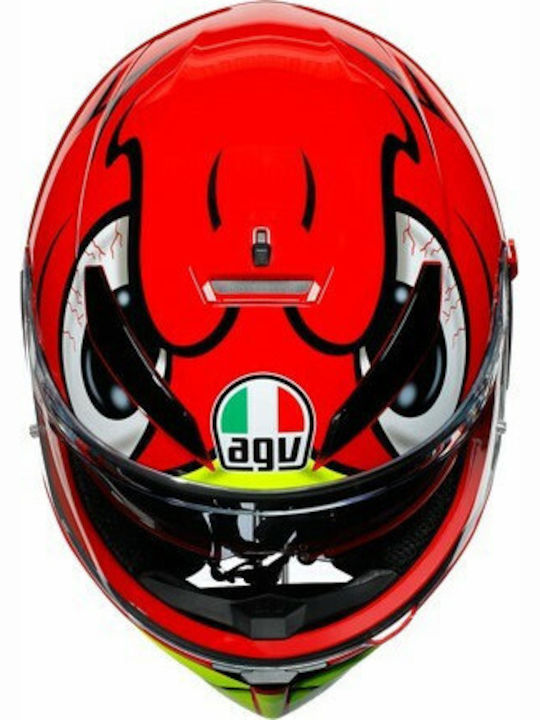AGV K-3 SV Birdy Motorcycle Helmet Full Face ECE 22.05 1570g with Sun Visor