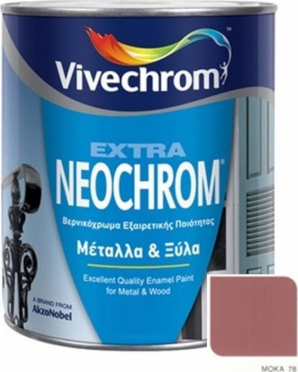Vivechrom Culoarea lacului Soluție solventă Extra Neochrom 0.75lt Mocha Strălucitor