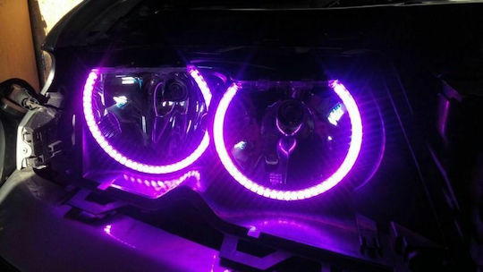 Car Headlight Angel Eye Ring 12V BMW E46 RGB