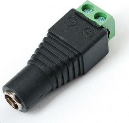Tele Connection Plug for CCTV Systems Power Plug with Screw AA-009