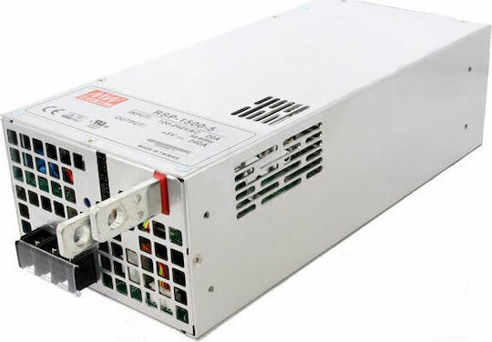 Mean Well Τροφοδοτικό Συστημάτων CCTV 1500W/15V/100A RSP1500-15