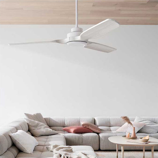 Lucci Air Shoalhaven NL Ανεμιστήρας Οροφής 143cm Brushed Chrome/Ashwood