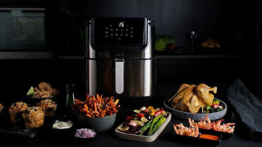 AEG Air Fryer 5.4lt Ασημί AF6-1-6ST