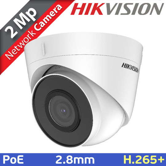 Hikvision DS-2CD1323G0E-I IP Surveillance Camera Full HD 1080p Waterproof with Lens 2.8mm