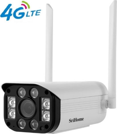 Sricam SH031-E IP Κάμερα Παρακολούθησης Wi-Fi/4G Full HD+ 3MP Αδιάβροχη με Αμφίδρομη Επικοινωνία και Φακό 4mm