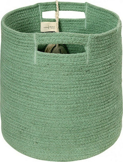 Lorena Canals Kinder Aufbewahrungskorb aus Stroh Leaf Grün 30x30x30cm 1Stück