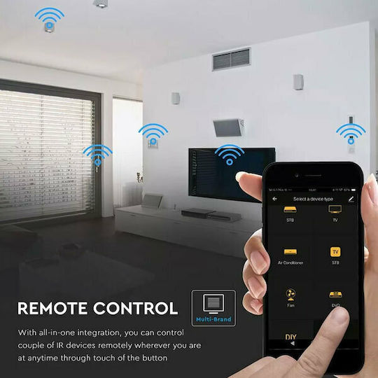 V-TAC Smart Hub Wi-Fi / IR Συμβατό με Google Home & Alexa