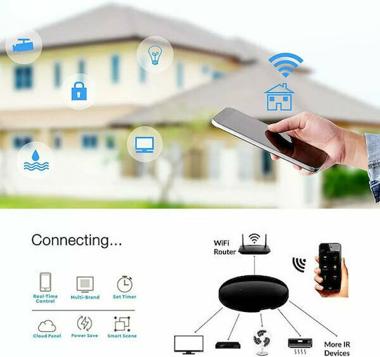 V-TAC Smart Hub Wi-Fi / IR Συμβατό με Google Home & Alexa