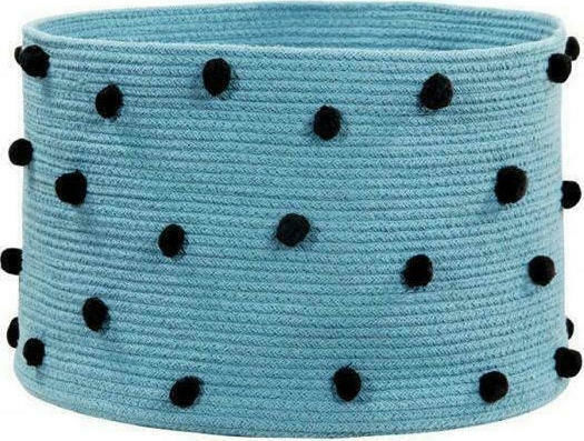 Lorena Canals Kinder Aufbewahrungskorb Pebbles Türkis 45x30x30cm 1Stück