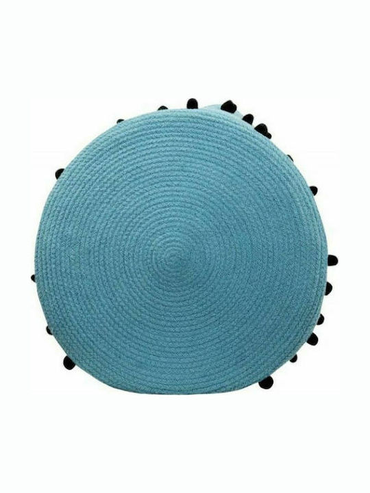 Lorena Canals Children's Storage Basket Pebbles Turquoise 45x30x30cm 1pcs