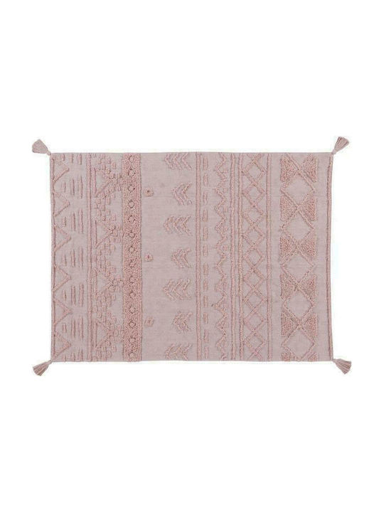 Lorena Canals Tribu Handmade Kids Rug Cotton Vintage Nude 120x160cm