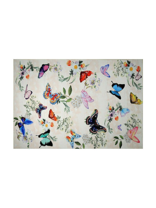 Tzikas Carpets 73011-021 Παιδικό Χαλί Πεταλούδες Πολύχρωμο 120x180cm