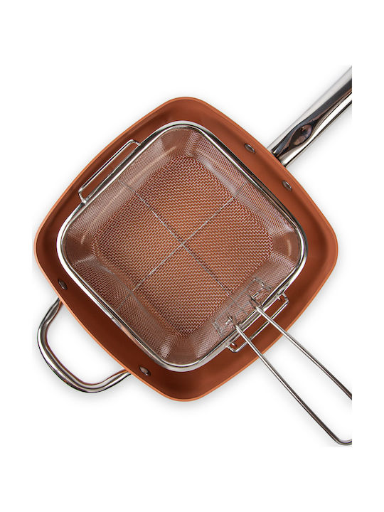 TnS Pan With Lid made of Aluminum 24cm