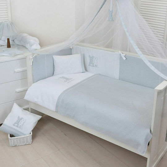 Baby Oliver Set Pentru Pătuț Gri 3 Bucăți
