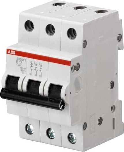 Abb Automatic Circuit Breaker 40A Triple-pole AC 70328