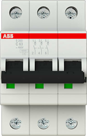 Abb Автоматичен Прекъсвач 63Спецификация Триполюсен AC 24779