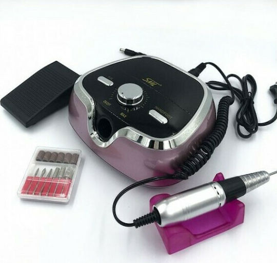 SML M3 Nail Drill Power 35W Pink with Pedal with 35000 Rotations per Minute