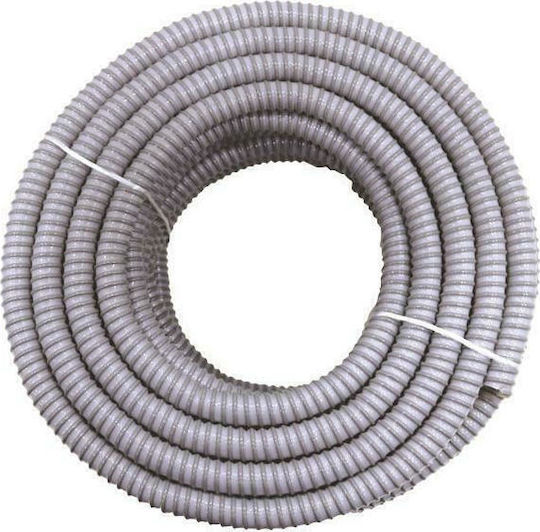 Eurolamp Electrical Conduit with Diameter 32mm made of Plastic 1m Grey 151-21810