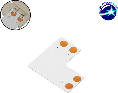 GloboStar Unghiular Conector pentru Benzi LED L pentru banda LED 7.2 & 14.4W 42550