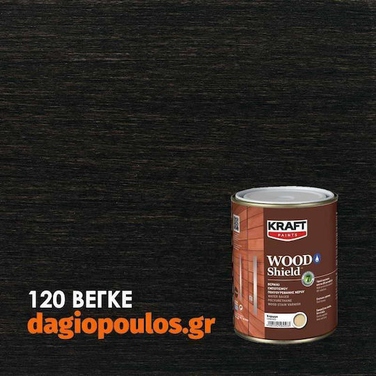 Kraft Wood Shield Пропитка Полиуретан 120 Венге Сатен 750мл